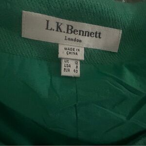 LK Bennett Green Midi Dress